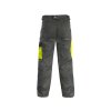 Pánske montérkové nohavice CXS PHOENIX CEFEUS šedo - žlté AKCIA
