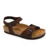 leon 4307 damske zdravotne korkove sandale hneda 00