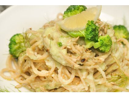 Spaghetti carbonara s brokolicí