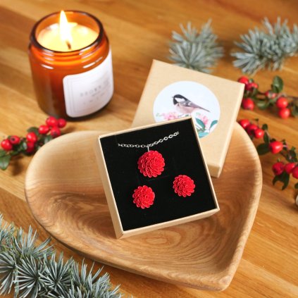 sada sperku cervena antialergicka chirugicka ocel vanocni