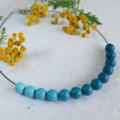 nahdelnik korale petrolejova tyrkysova fimo (2)