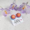 nausnice kyticky fimo antialergicke pastelove