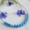 korale nahrdelnik fimo cibulak modry (4)