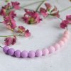 korale nahrdelnik sladky fimo fialova ruzova (4)
