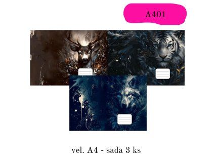 Obaly na sešity - A4 (VZOR A401)
