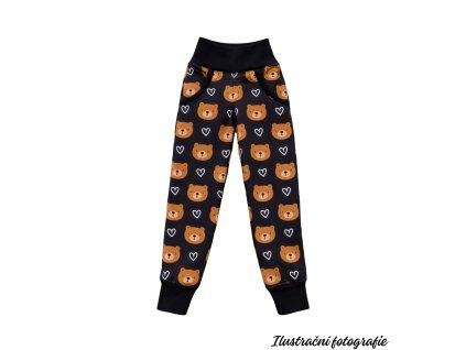 Celobarevné jarní softshellové kalhoty - MEDVÍDCI