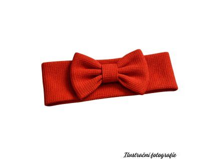 Čelenka s mašlí - WAFLOVÁ