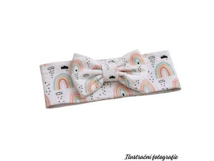 Čelenka s mašlí - DUHY A MRÁČKY