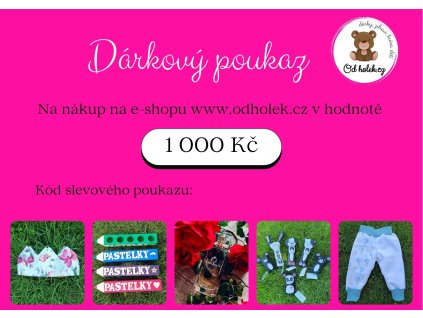 Slevový poukaz 1 000 Kč