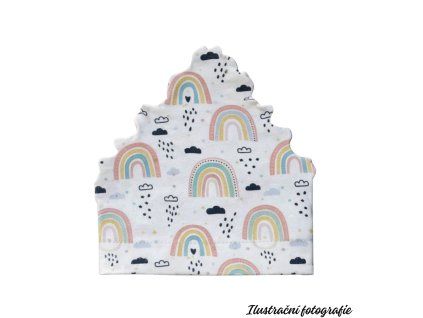 Šátek - DUHY A MRÁČKY