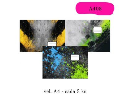Obaly na sešity - A4 (VZOR A403)