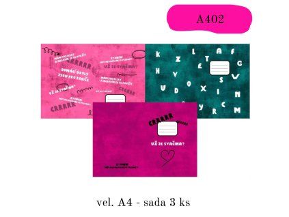 Obaly na sešity - A4 (VZOR A402)