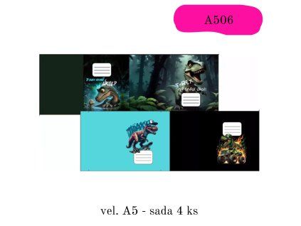 Obaly na sešity - A5 (VZOR A506)