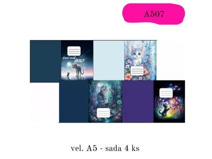 Obaly na sešity - A5 (VZOR A507)