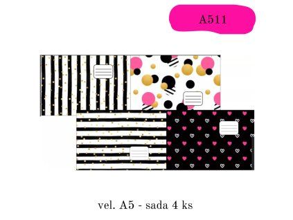 Obaly na sešity - A5 (VZOR A511)