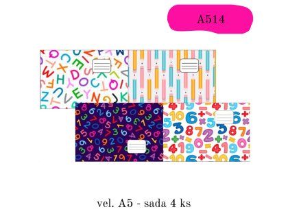 Obaly na sešity - A5 (VZOR A514)