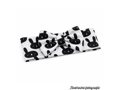 Čelenka s mašlí - ZAJÍČCI