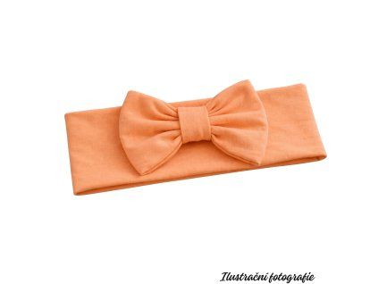 Čelenka s mašlí - SALMON