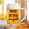 Čirá sklenice na pivo 500 ml Protože být tátou není prdel (1)