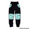 Barevná kolena jarní softshellové kalhoty - LESNÍ ZVĚŘ MINT