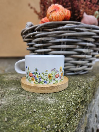 hrneček 200ml KVĚTINY