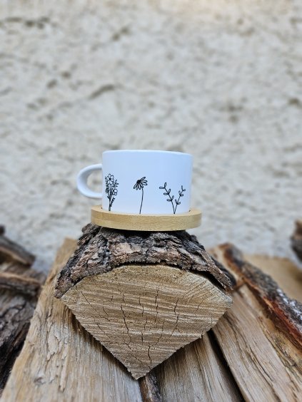 hrneček 200ml KVĚTINY