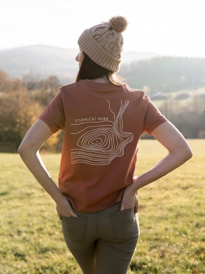 Tričko DÁMSKÉ s vrstevnicí na přání