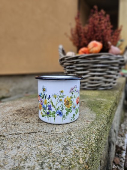 plecháček velký 330ml KVĚTINY