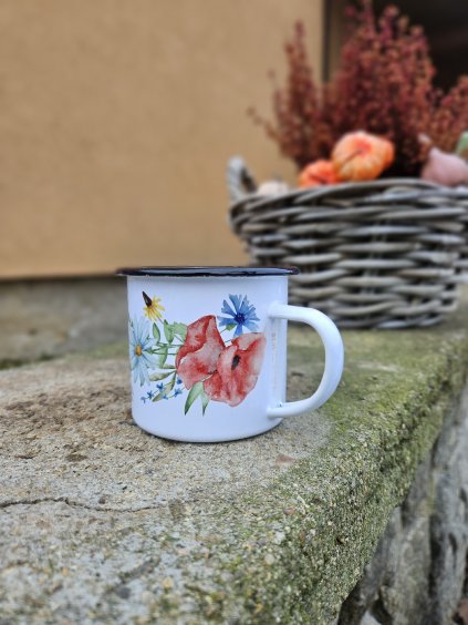 plecháček velký 330ml KVĚTINY