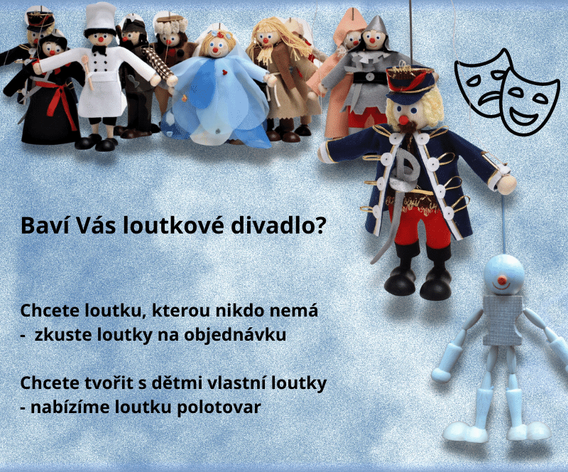 Nově nabízíme loutky na objednávku i polotovary loutek k dotvoření