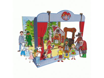 loutkove divadlo trojpohadka cervena karkulka pernikova chaloupka kuzlatka marionetino (1) 500x500