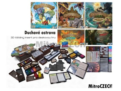 Duchové ostrova + Oživlá příroda insert pro hru