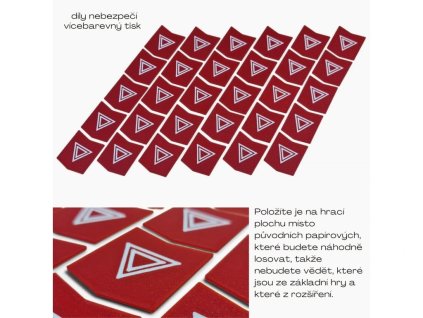 Žetony nebezpečí pro hru Pekelná jízda Vendeta