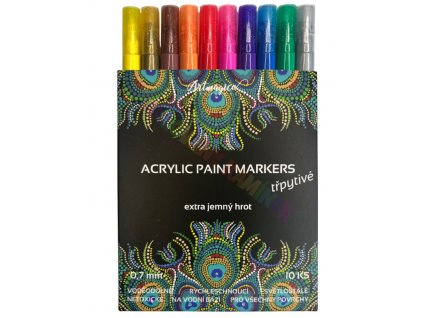 Artmagico Akrylový popisovač s extra jemným hrotem TŘPYTIVÉ