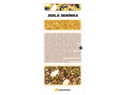 Jedlá semínka pomůcka pro určování Chaloupky