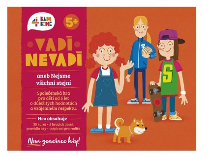 Vadí nevadí! aneb Nejsme všichni stejní nová generace stolní hra