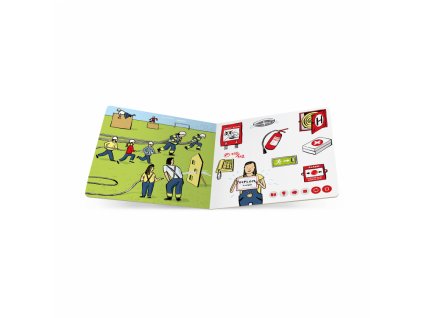 Minikniha povolání – Hasič Kniha pro chytrou tužku