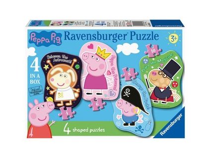 ravensburger puzzle moje prvni puzzle prasatko peppa 4 6 8 10 dilku