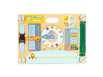 oboustranna drevena senzoricka manipulacni deska pro deti 2