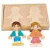 adam toys drevena magneticka skladacka v oblekani holka a kluk