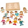 adam toys drevena magneticka skladacka v oblekani holka a kluk