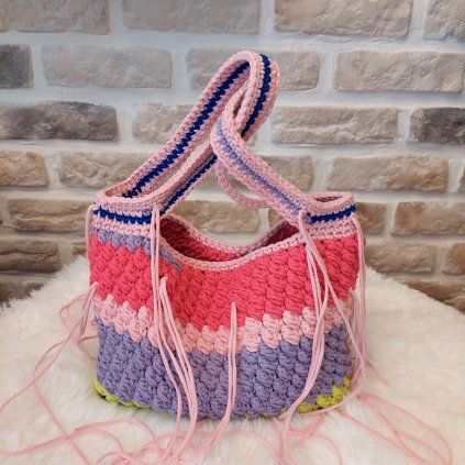 Háčkovaná kabelka Boho Candy