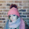 Háčkovaný Rosé Winter Set