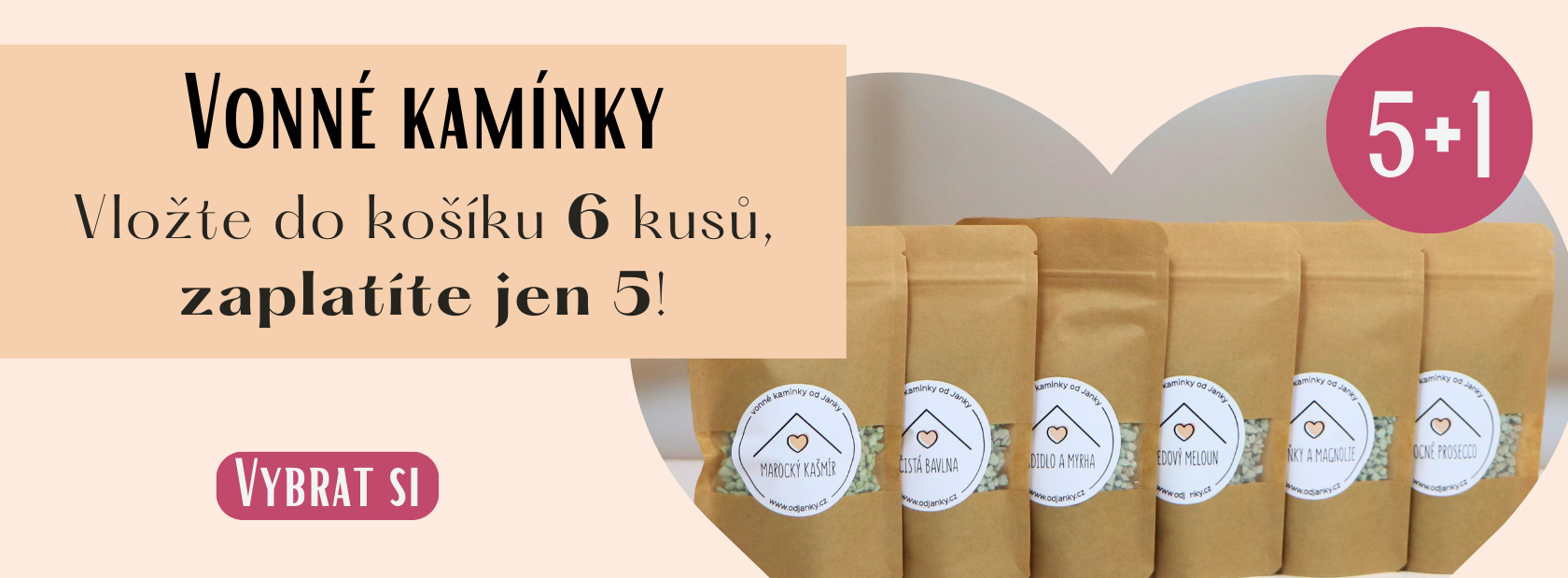 Vonné kamínky 5+1