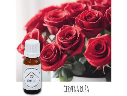 Vonný olej Červená ruža 10ml