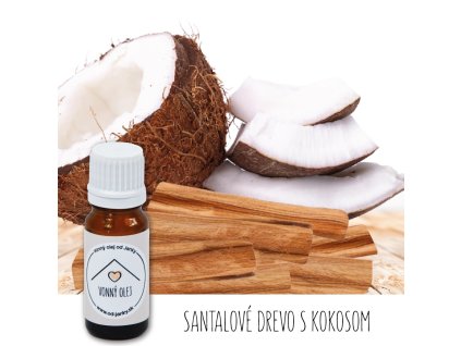 Vonný olej Santalové drevo s kokosom 10ml