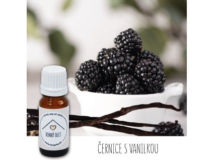 Vonný olej Černice s vanilkou 10ml