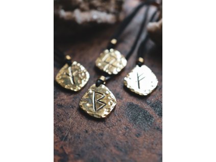 🜃 Runové amulety z mosazi – Hlasy pradávna 🜃