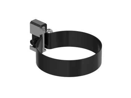 GALECO PVC objímka (oceľ), 50 mm Čierna RAL 9005