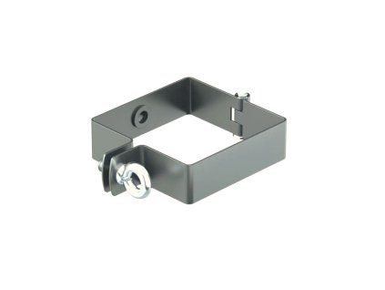Galeco STAL2 hranatá objímka 80x80 RAL 9007
